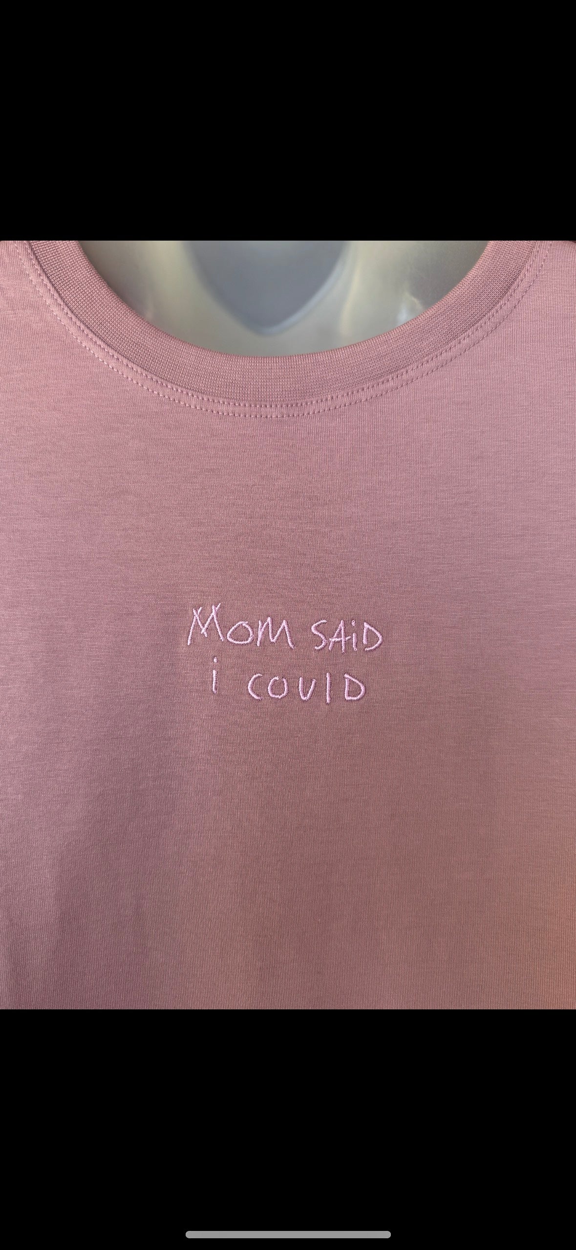 Lavender Midweight "Mom Said I Could Tee"